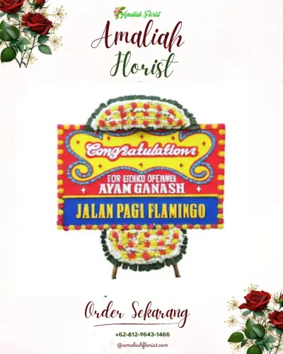 Bunga Papan Congratulation di Pulo